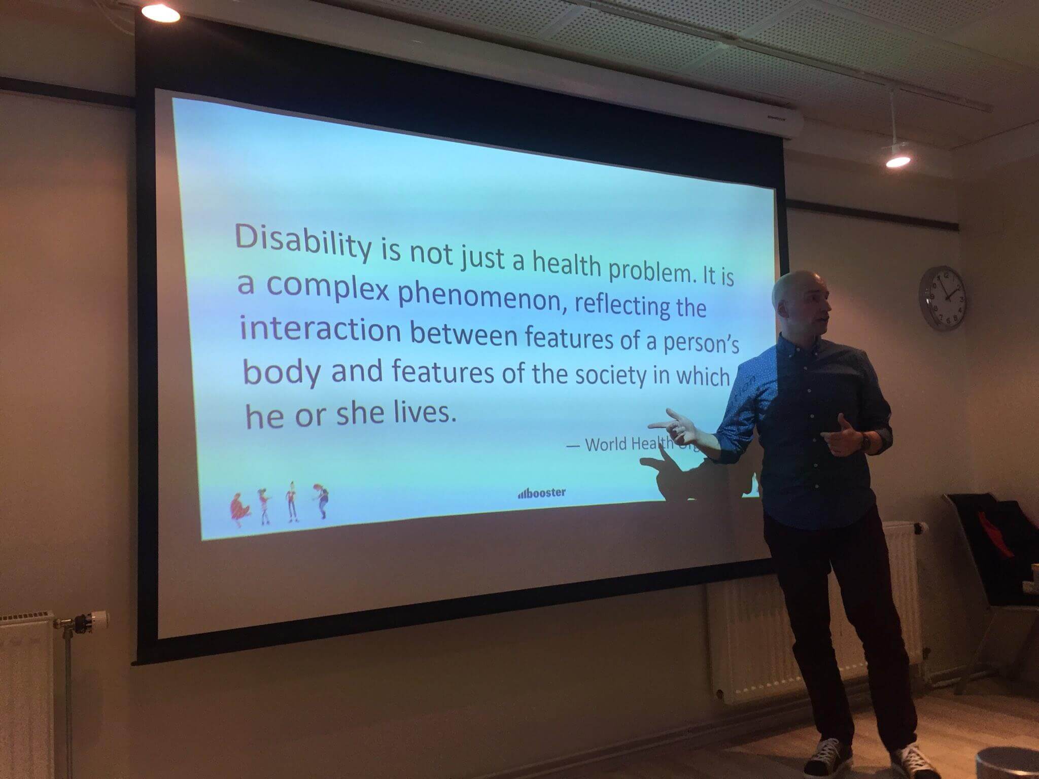 Disability is not just a health problem. It is a complex phenomenon, reflecting the interaction between features of a person’s body and features of the society in which he or she lives.